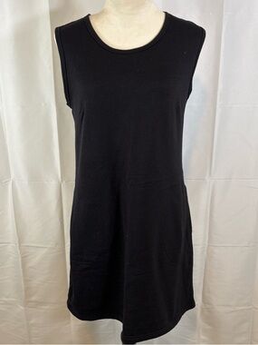 Serra Black Sleeveless Midi Dress